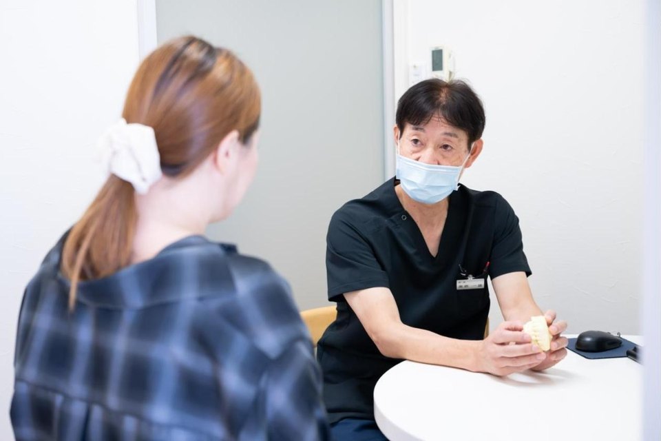 院長による患者さまへの説明の様子